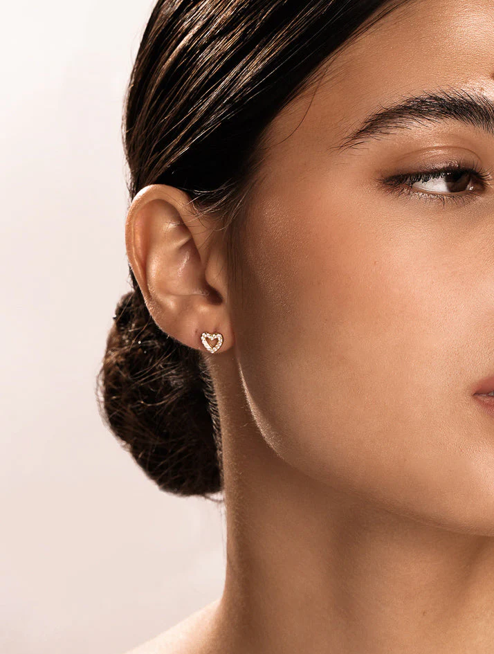 Alma Stud Earring in Silver - Image 3