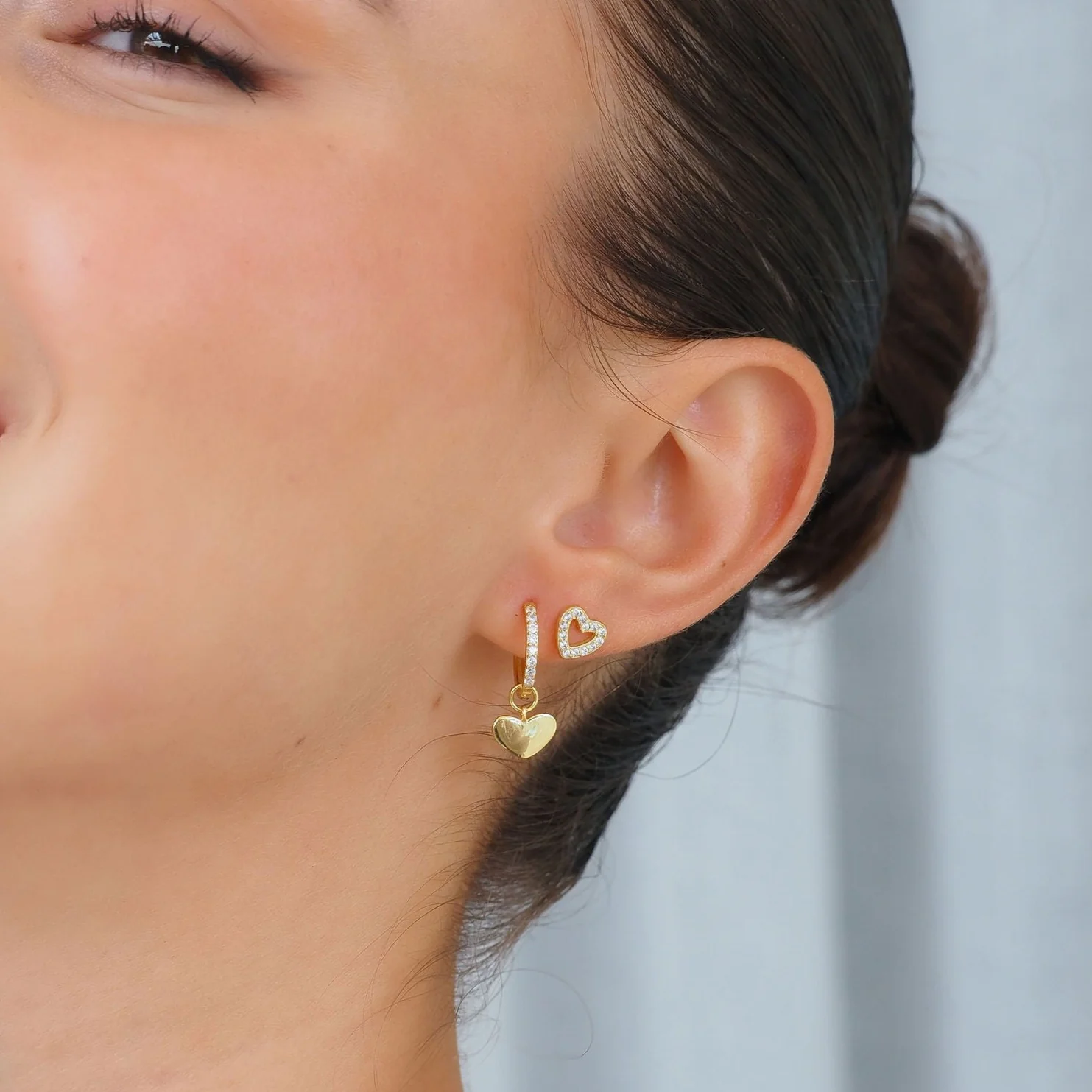 Alma Stud Earring in Silver - Image 4