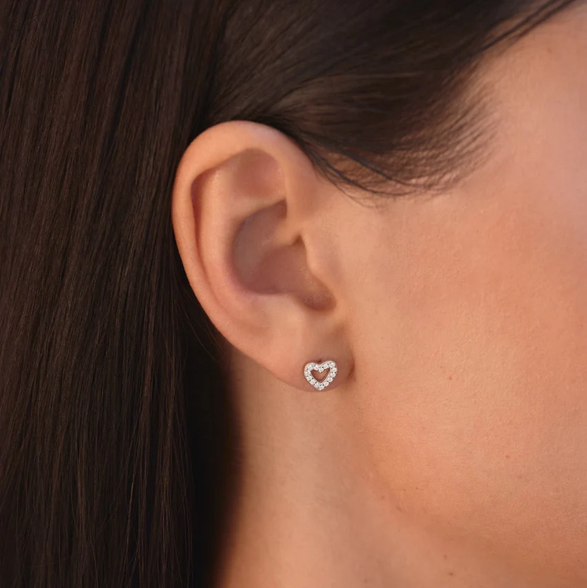 Alma Stud Earring in Silver - Image 5