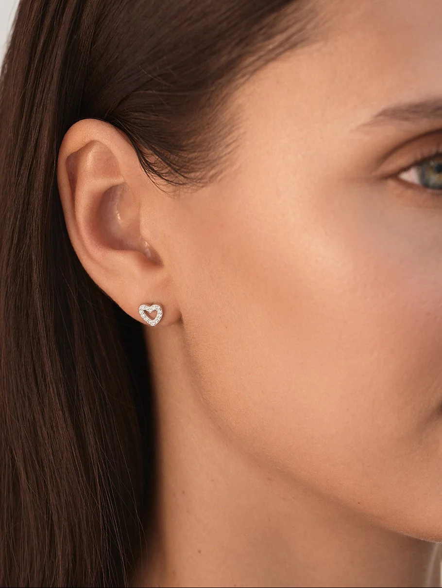 Alma Stud Earring in Silver - Image 6