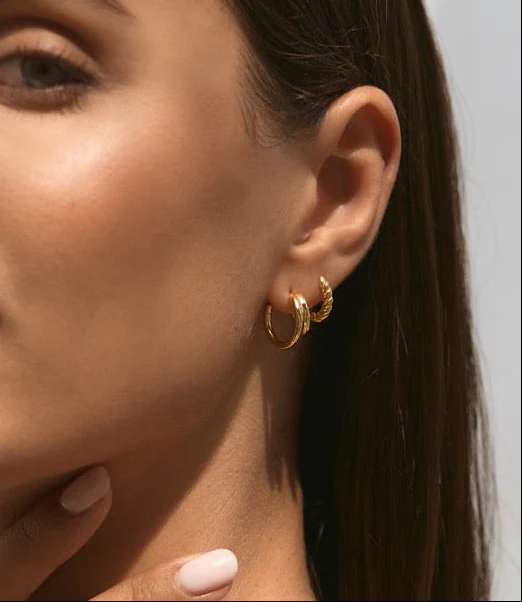 Eternal Rope Huggies in Gold - Image 3