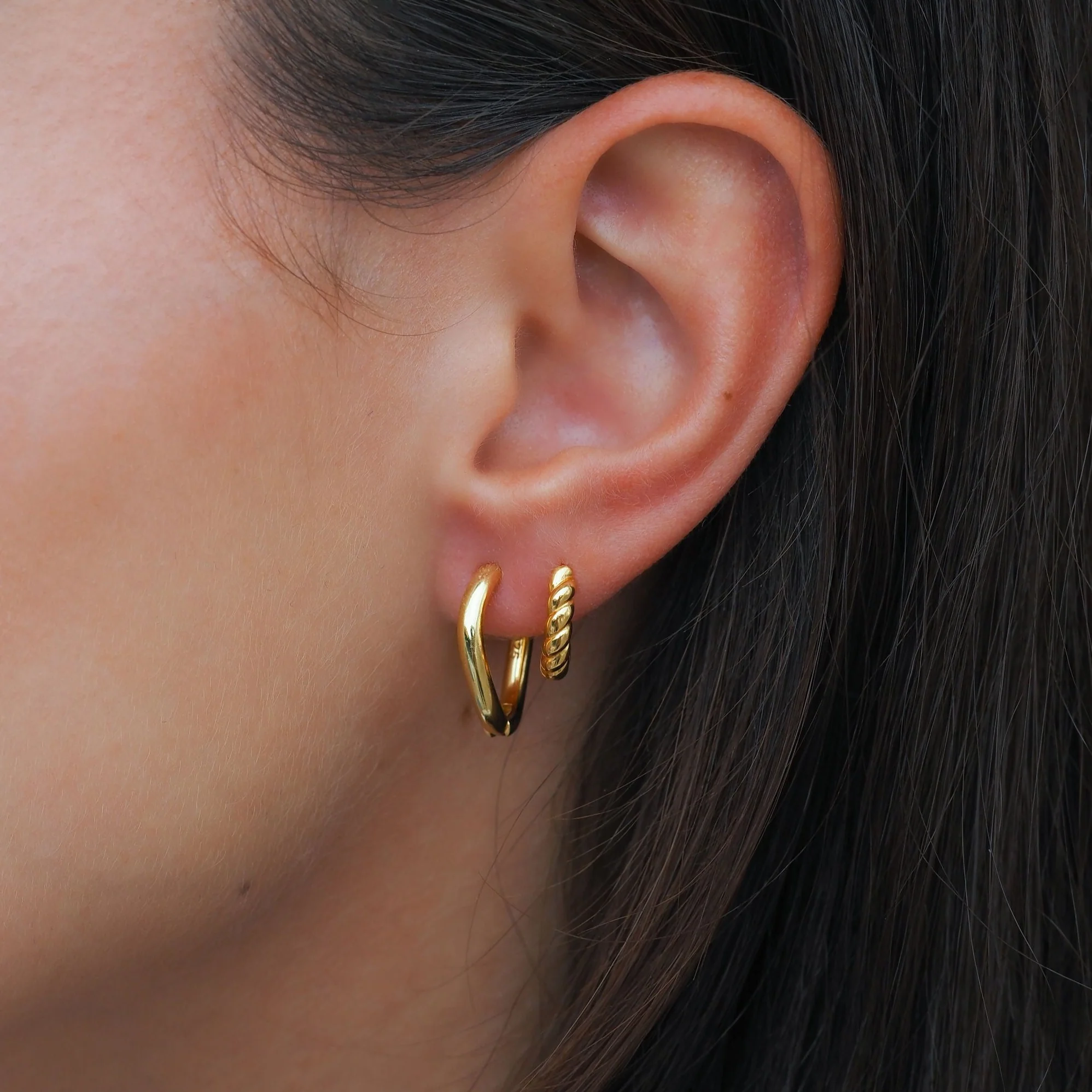 Eternal Rope Huggies in Gold - Image 4